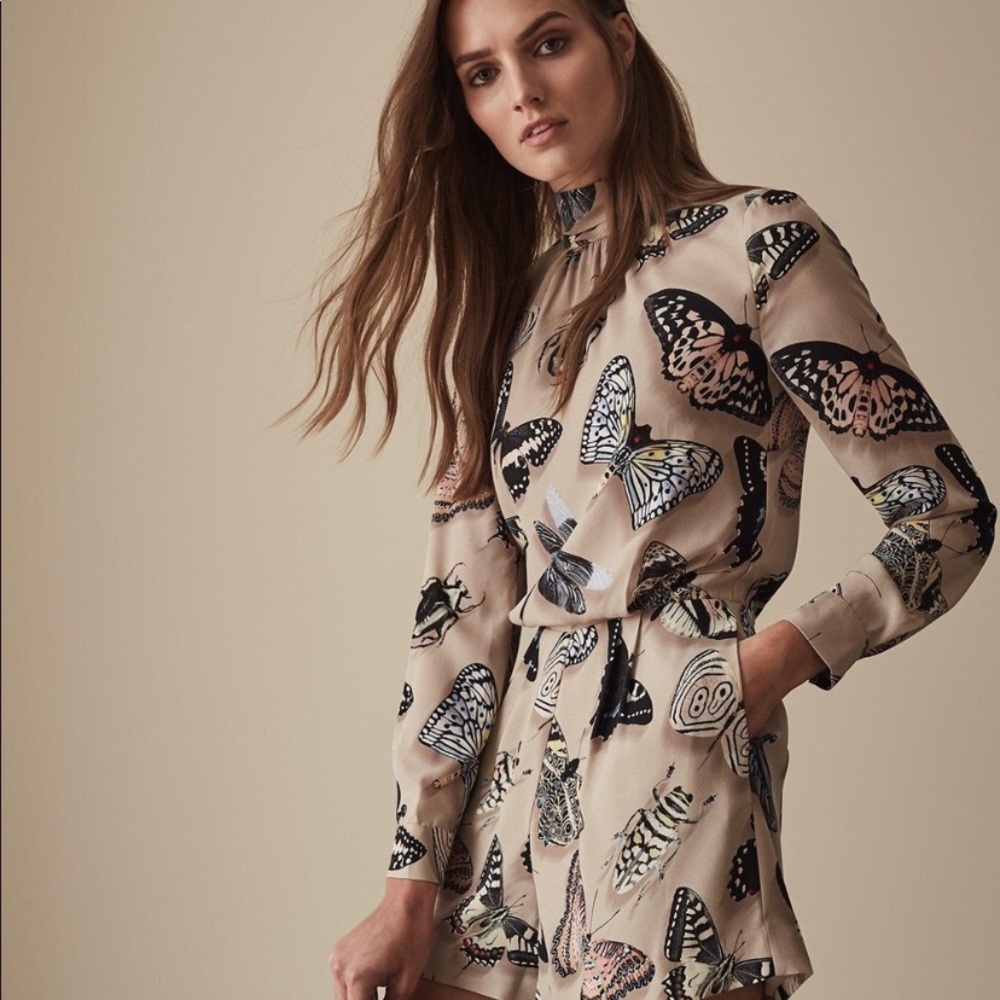 Reiss butterfly romper